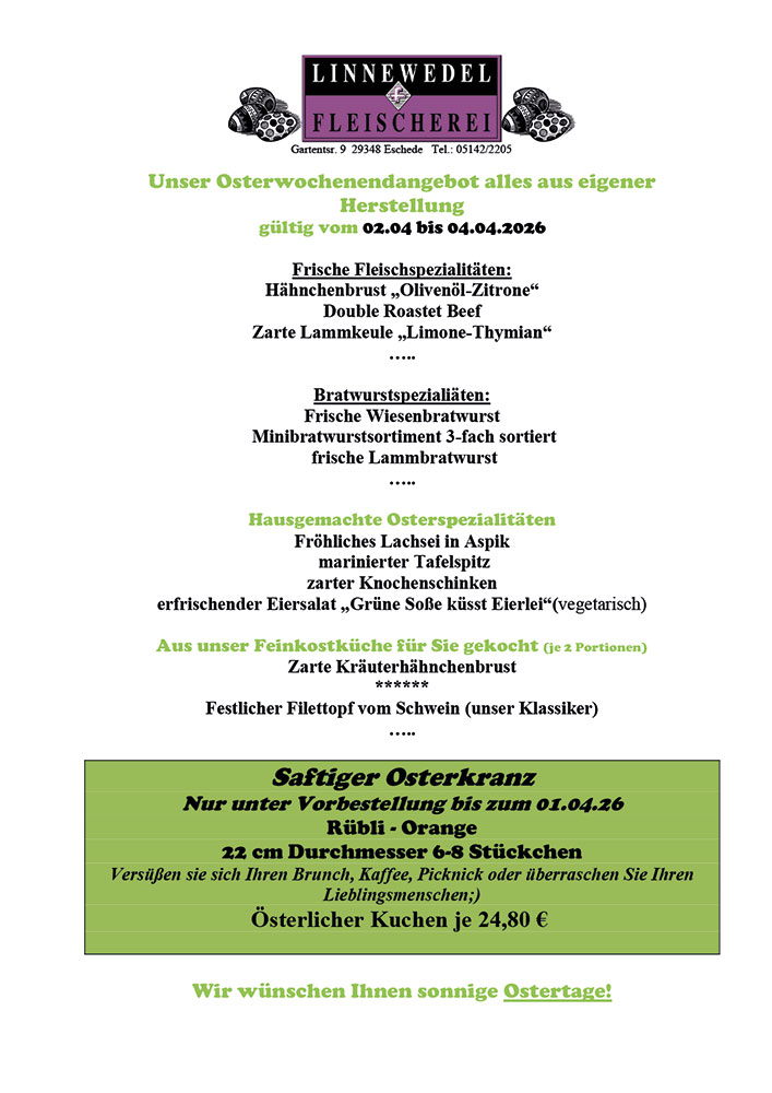 Osterangebot 2019